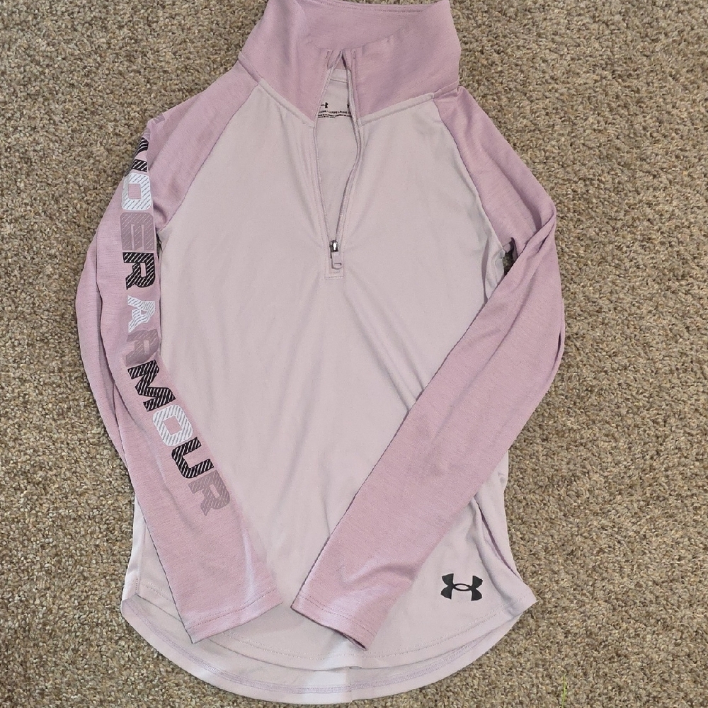 Under Armour Women's Light Purple Long Sleeve Tee